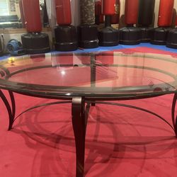 Glass Top Coffe Table With Side Tables Best Offer