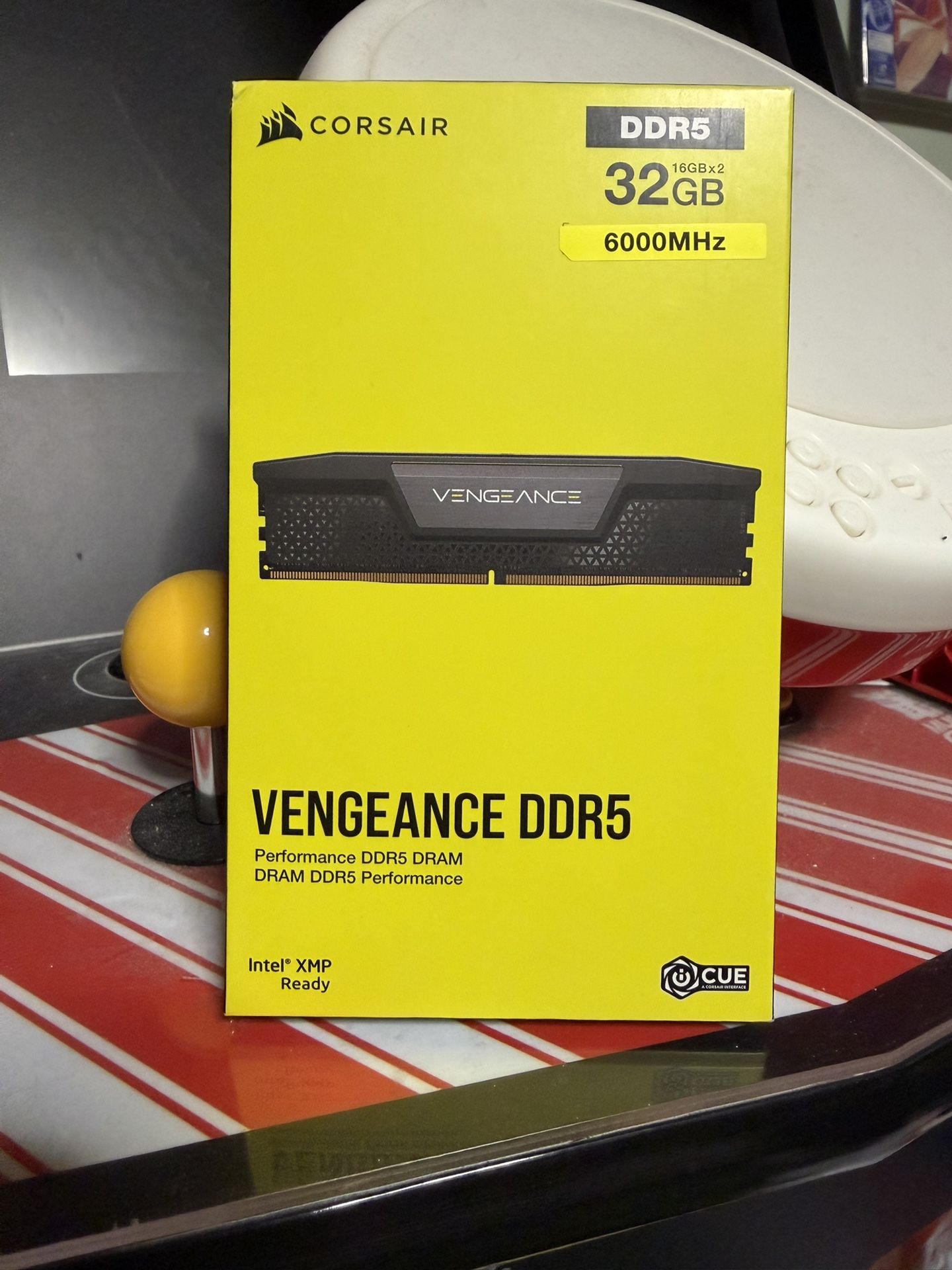 Corsair VENGEANCE® 32GB (2x16GB) DDR5 DRAM 6000MT/s CL36 Memory Kit — Black