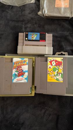 Nintendo NES & SNES Game Cartridge Lot of 3