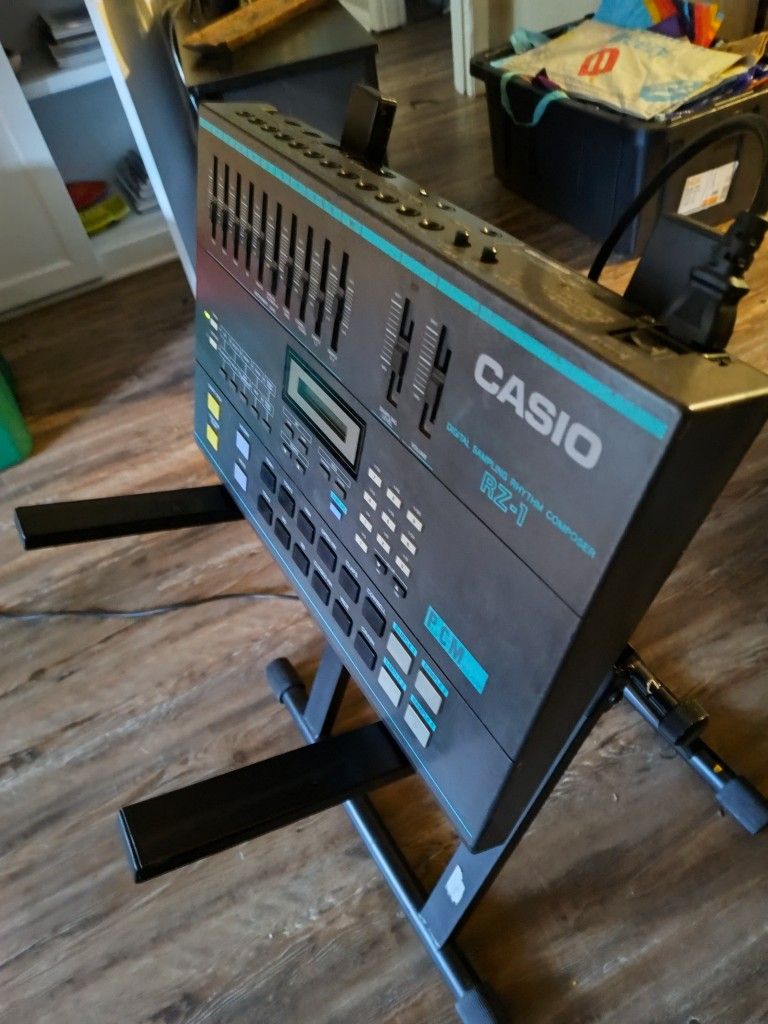 Vintage 1986 Casio RZ-1 Digital Sampling Rhythm Composer 