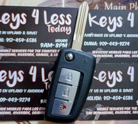$70 @ Pomona Indoor Swapmeet | Nissan Flip Key w/ 3-Button Remote Copy (Rogue, Rogue Sport, Kicks, X-Trail)