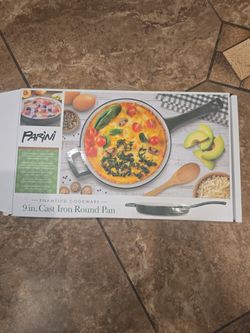 Parini 9 In Cast Iron Round Pan