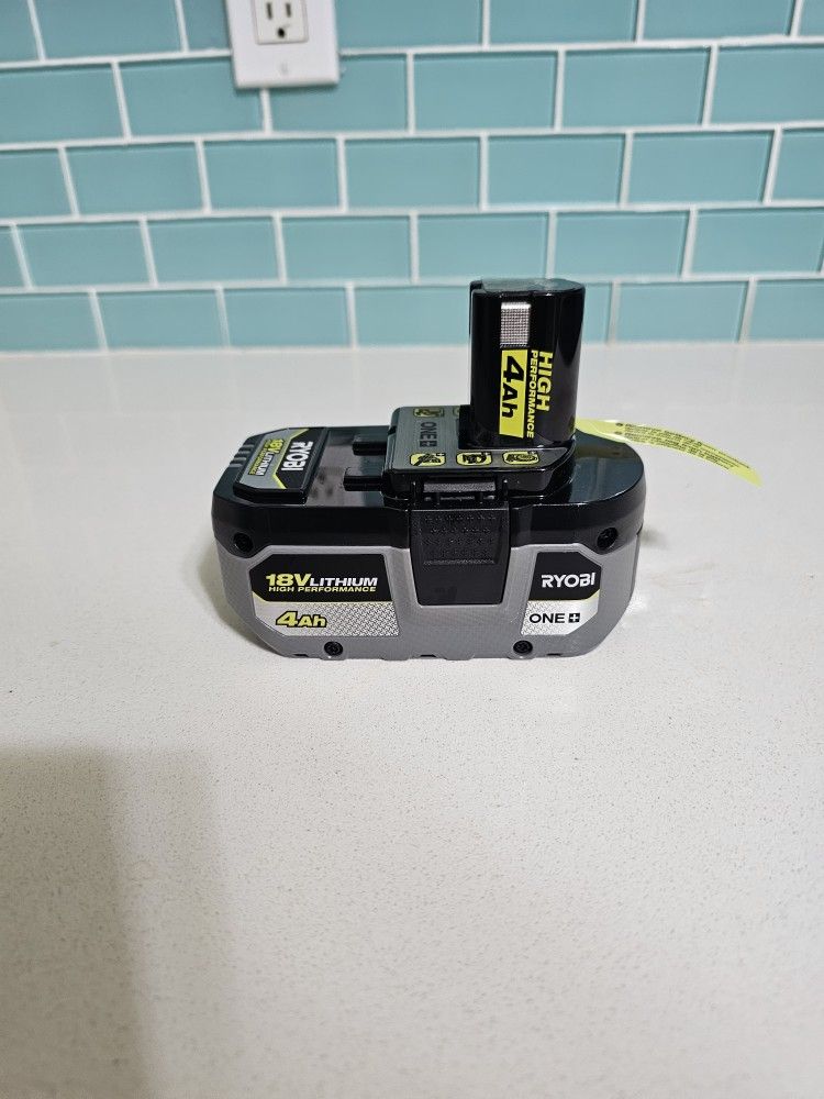 ONE+ 18V HIGH PERFORMANCE Lithium-Ion 4.0 Ah BATTERY BRAND NEW 

