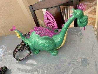 NEW Elliot Dragon Light Up Popcorn Tub 2022 Disney Electrical Parade .