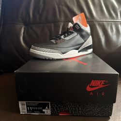 Jordan 3 Black Cement 
