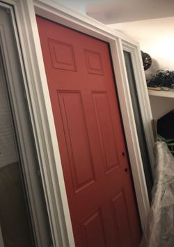 brend new front door set with box