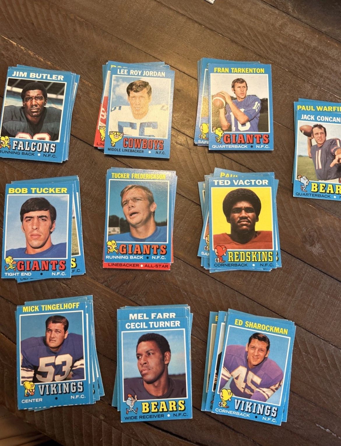1(contact info removed)s TCG NFL cards Lot Of 93