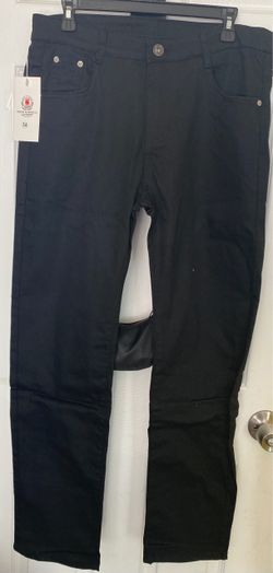 Men's Black Skinny Slim F...g Fashion Jeans Pants, 34W