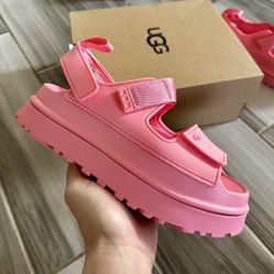 Women's UGG Goldenglow Platform Strappy Sandals - Tropical Pink - Size 7, 9, 10