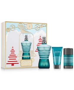 JEAN PAUL GAULTIER LE MALE SET 3 PCS EDT FOR MENS 100 % AUTHENTIC