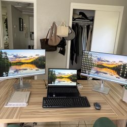 HP Desktop Monitors With Keyboard And Mouse 