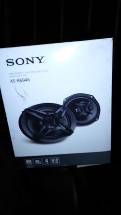 Sony 6×9 speakers brand new still in box