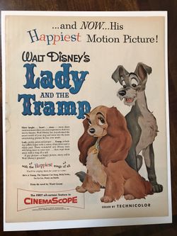 DISNEY ORIGINAL ADVERTISEMENTS