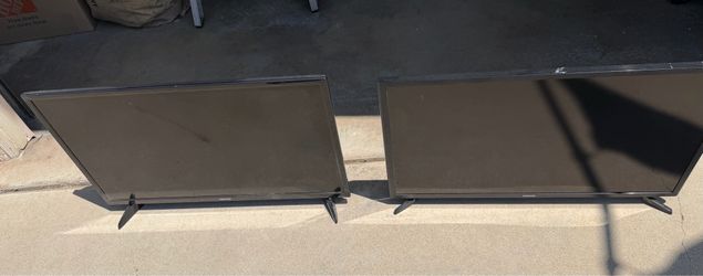 Two free flat screen televisions