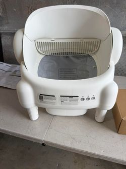 -Self Cleaning Litter Box,Open Top Automatic Litter Box with App Control for Multiple Cats, Safety Sensors Protection, Odor Control Includes 2 roll Li