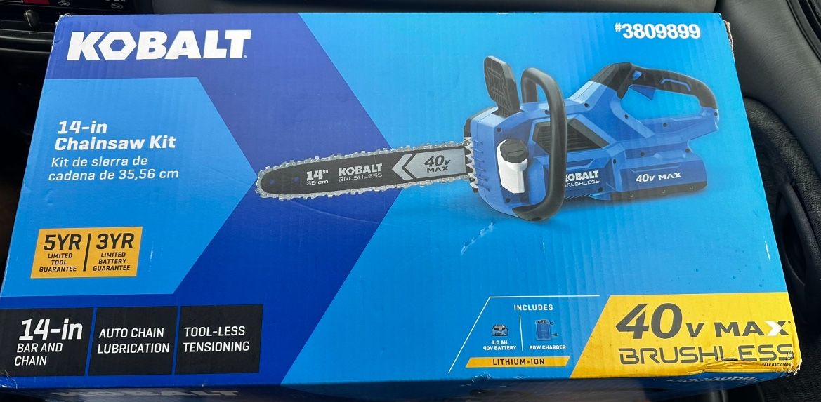 Kobalt 14 In Chainsaw Kit 