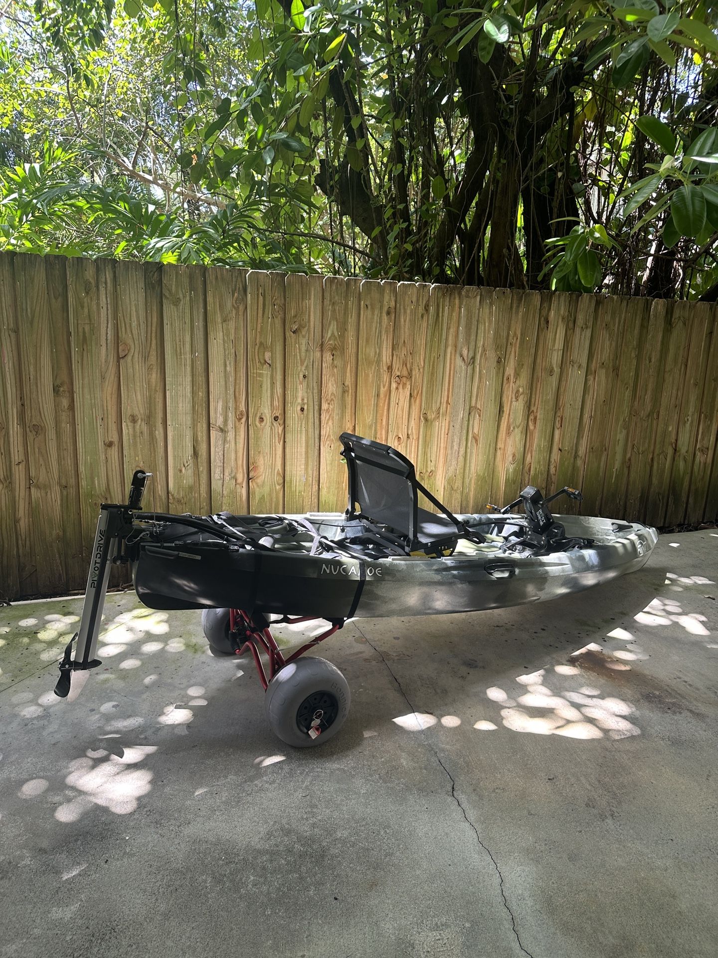 Nucanoe Flint Pedal Drive Fishing Kayak