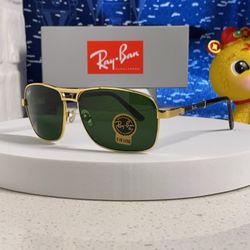 Men's tempered glass lenses, square frame sunglasses, sunglasses