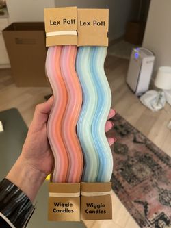 Wiggle Candles By Lex Pott - Retail $65