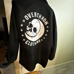 Xl Black Overthrow Jacket Bought About 6 Years Ago And Only Wore One Time.  