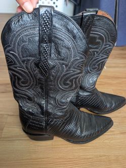 Black Leather Boots
