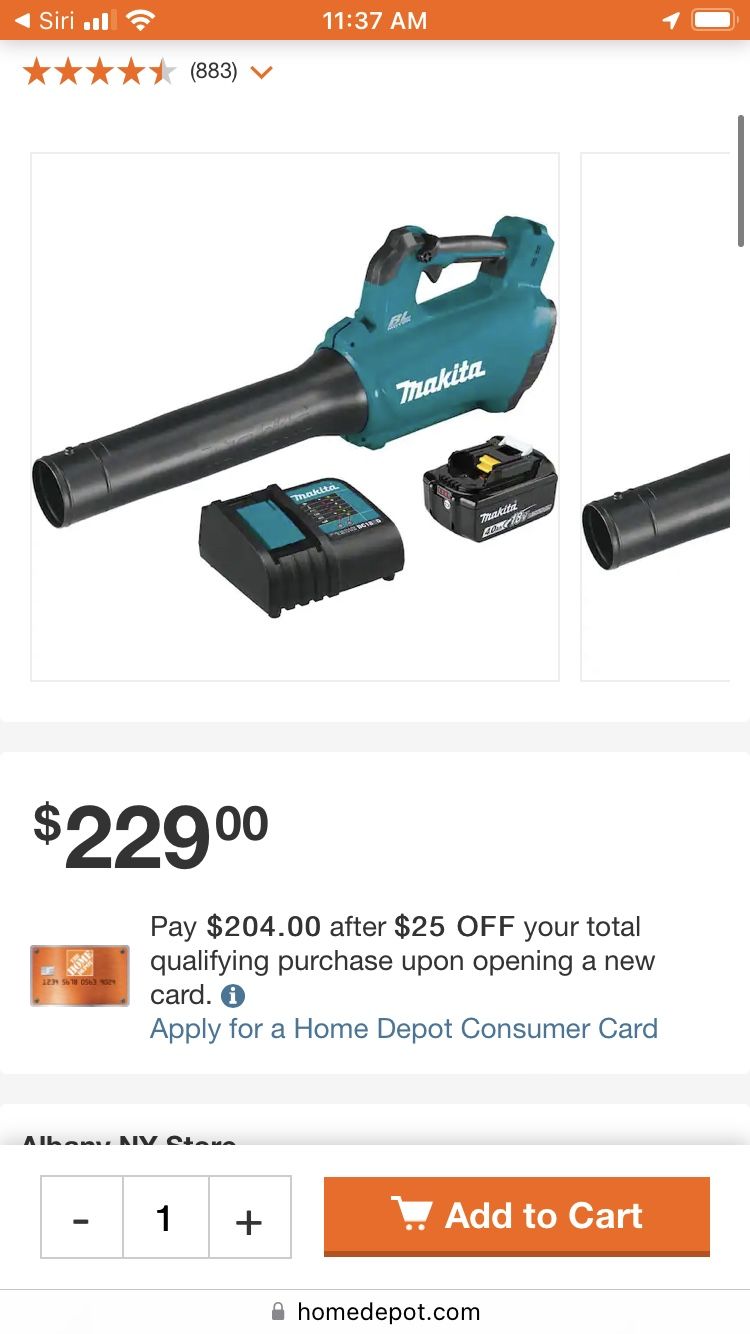 Brand new Makita18 V brushless 10 inch top handle chainsaw tool only