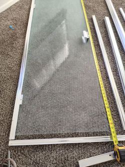 Single shower door