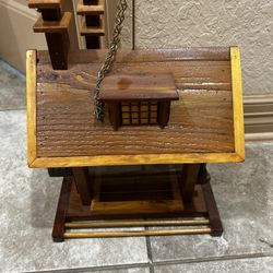 hand made bird feeder 