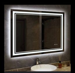 Led Wall Batroom Vanity Mirror 24 × 40"