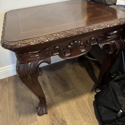 Wood Side Table