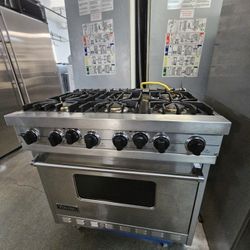 36" VIKING DUAL FUEL RANGE STAINLESS STEEL 