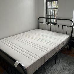 Queen Size Bed Frame & Mattress