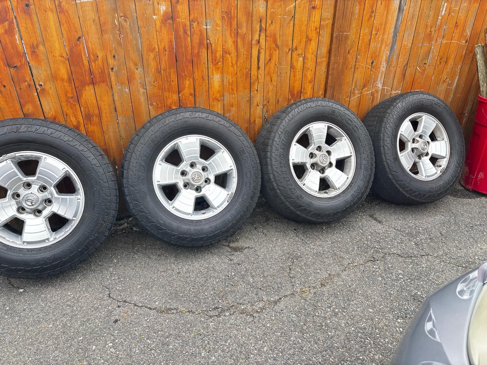 Four Toyota Heels And Tires- Can Deliver