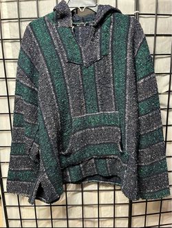 Authentic hooded poncho