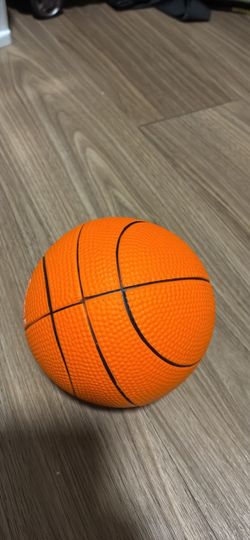Mini Orange Rubber Basketball