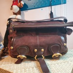 Francesco Biasia Suade Leather Bag