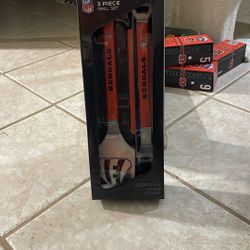Bengals 3 Piece Bbq Set 