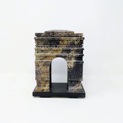 Vintage Hand-Carved Soapstone French "Arc De Triomphe"