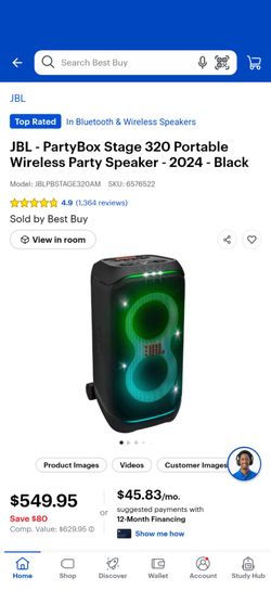 New Jbl 320 speaker