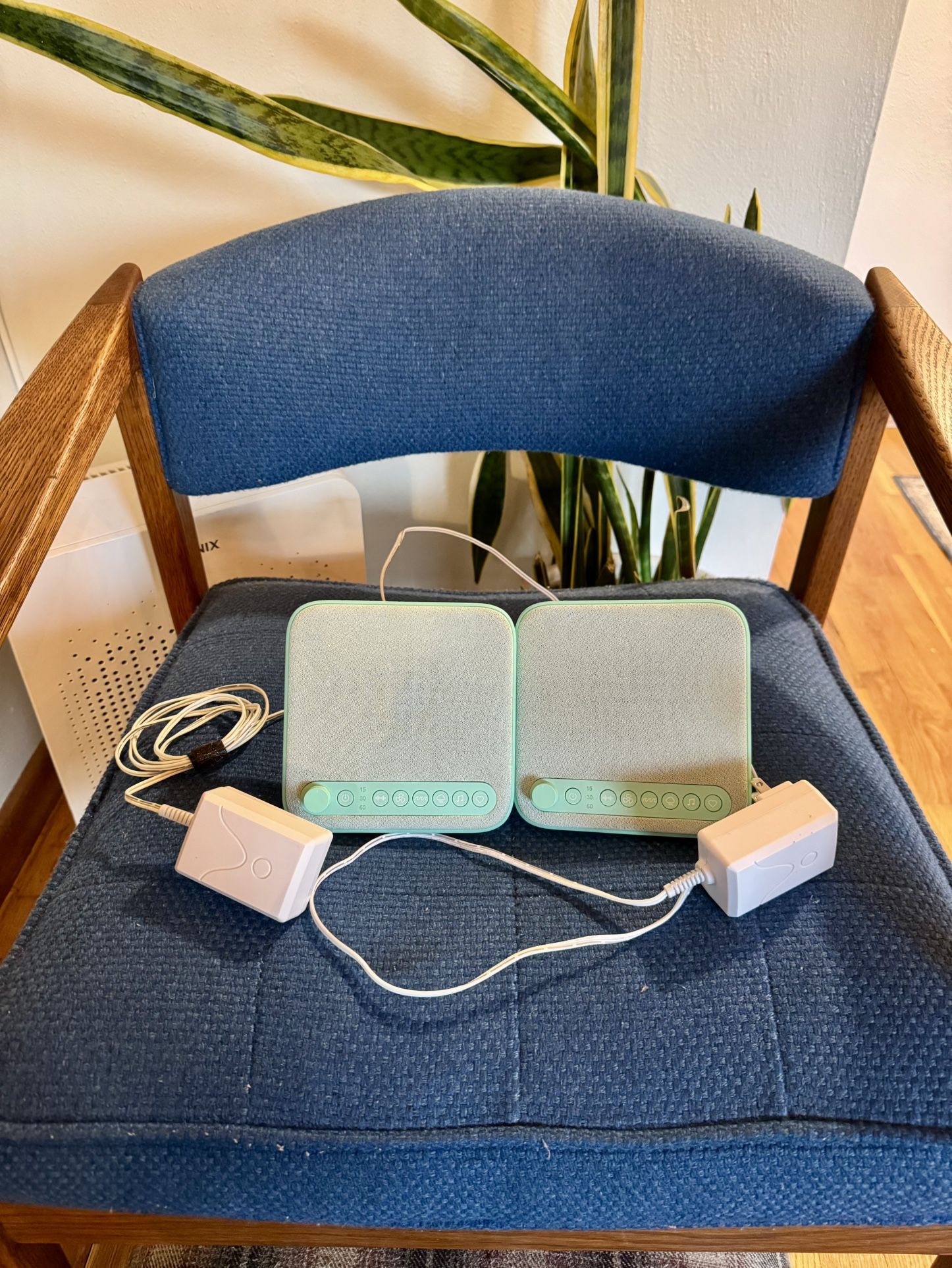 Sound Machines, Set Of 2, Mint Green