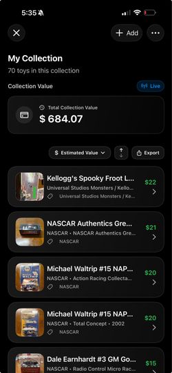 Diecast collectibles ,