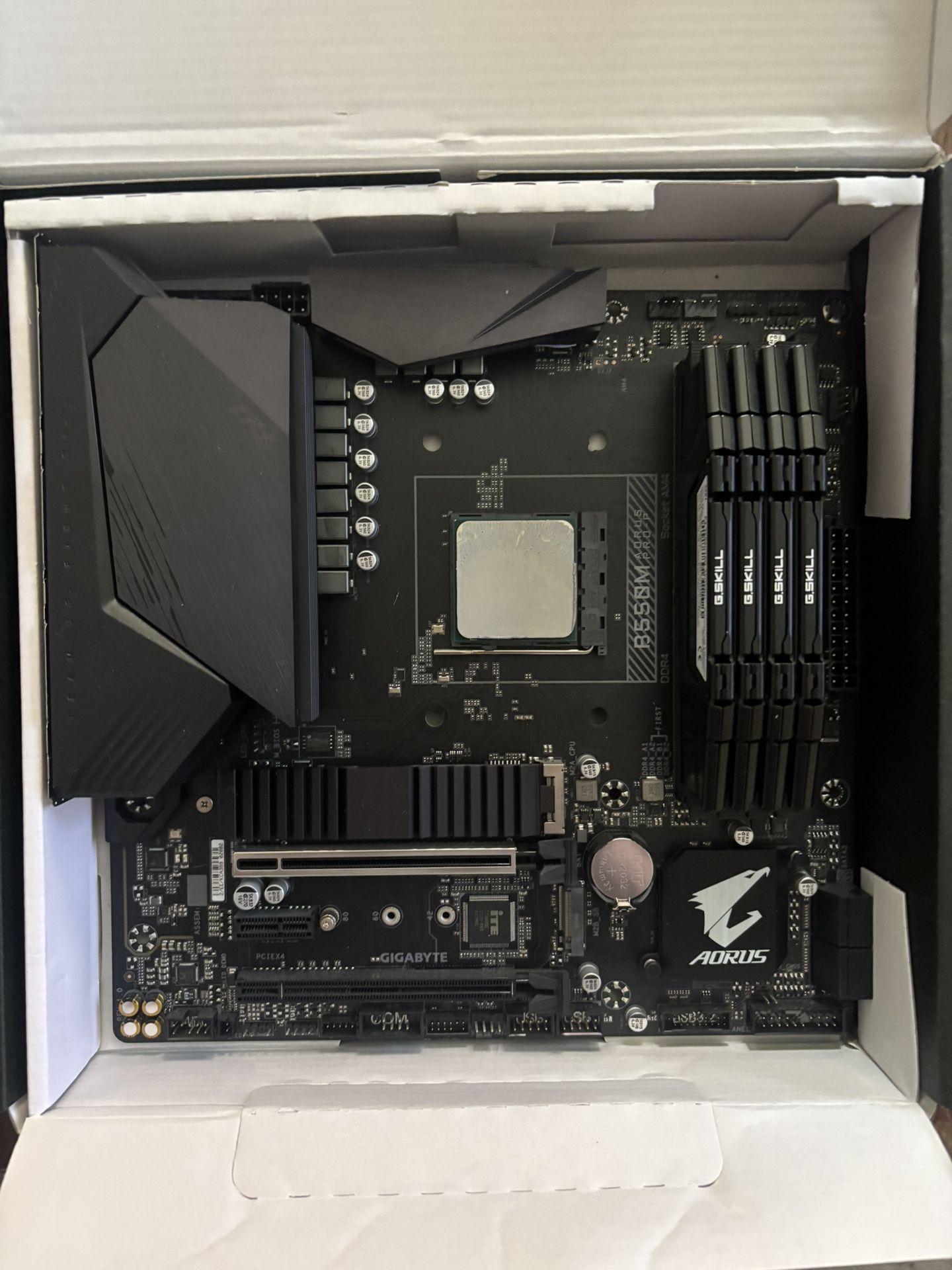 AMD Ryzen 5800X with mobo and ram
