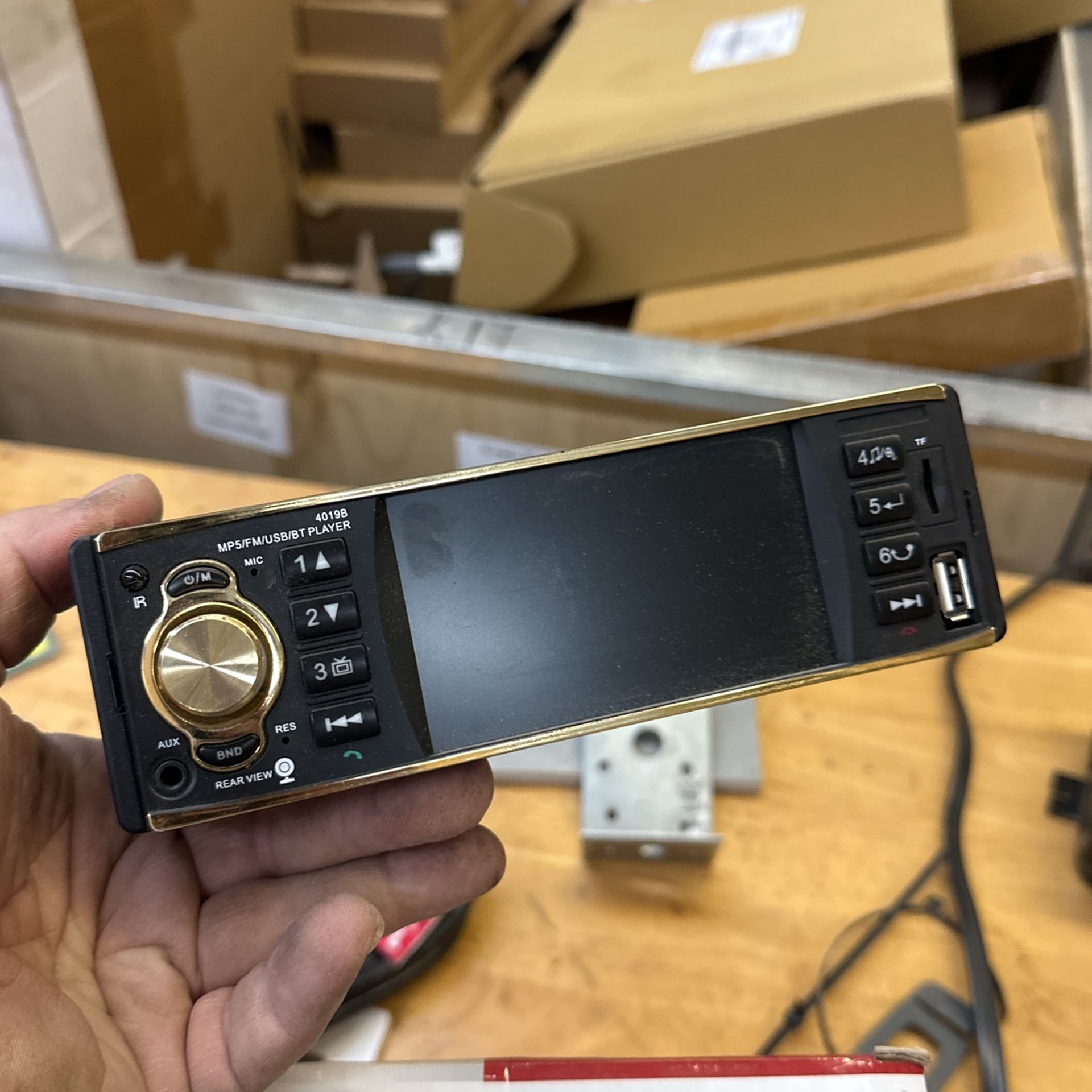Audio Head Unit With Display And Navi 