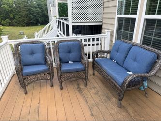 Wicker Porch Set