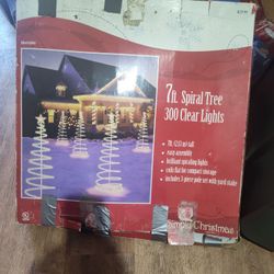 Christmas Tree Lighted Sculpture And Gifts