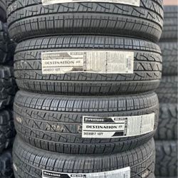 245/65/17 FIRESTONE DESTINATION (4 TIRES NEW) INCLUDED INSTALLATION AND BALANCING