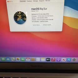 macbook air 256 gb ssd i5 4gb ram 