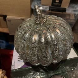 Metallic Mercury Glass Pumpkin