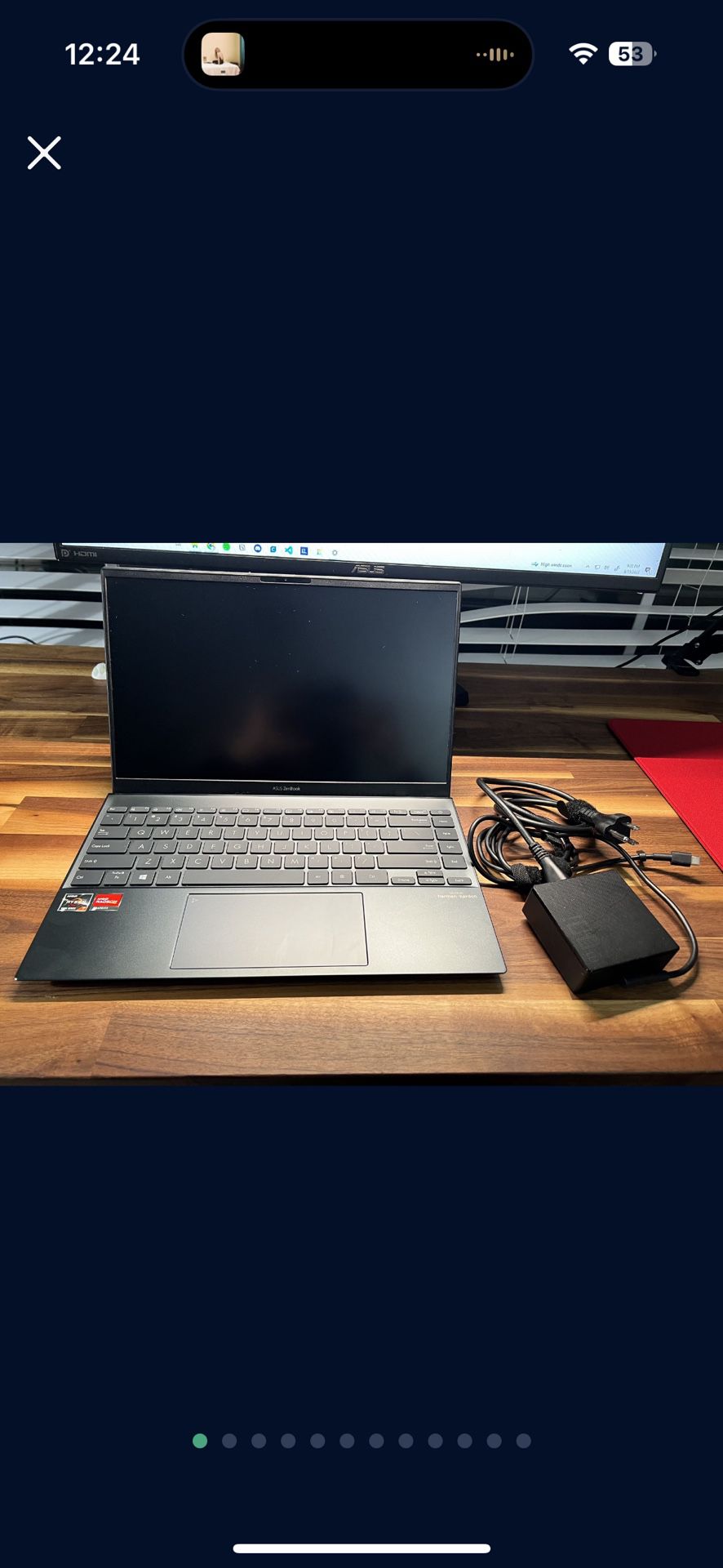 ASUS ZenBook 14 Ultra-Slim Laptop 14, FHD Display, AMD Ryzen 7 5800H CPU