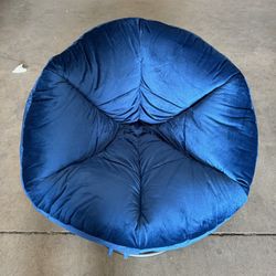 Swivel Barrel Chair Blue Yellow Gray HQ405 Mcombo